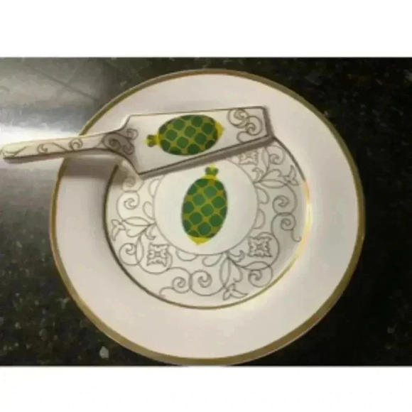 Formalities Imperial Egg Cake Plate & Server NWT - Picture 1 of 12